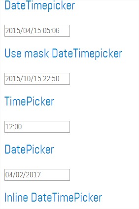 DateTimePicker - XDSoft plugins